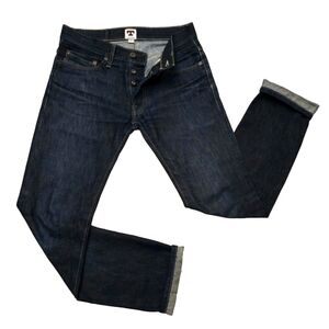 Tellason made in usa white oak cone selvedge straight denim jeans mens 28(30×30)